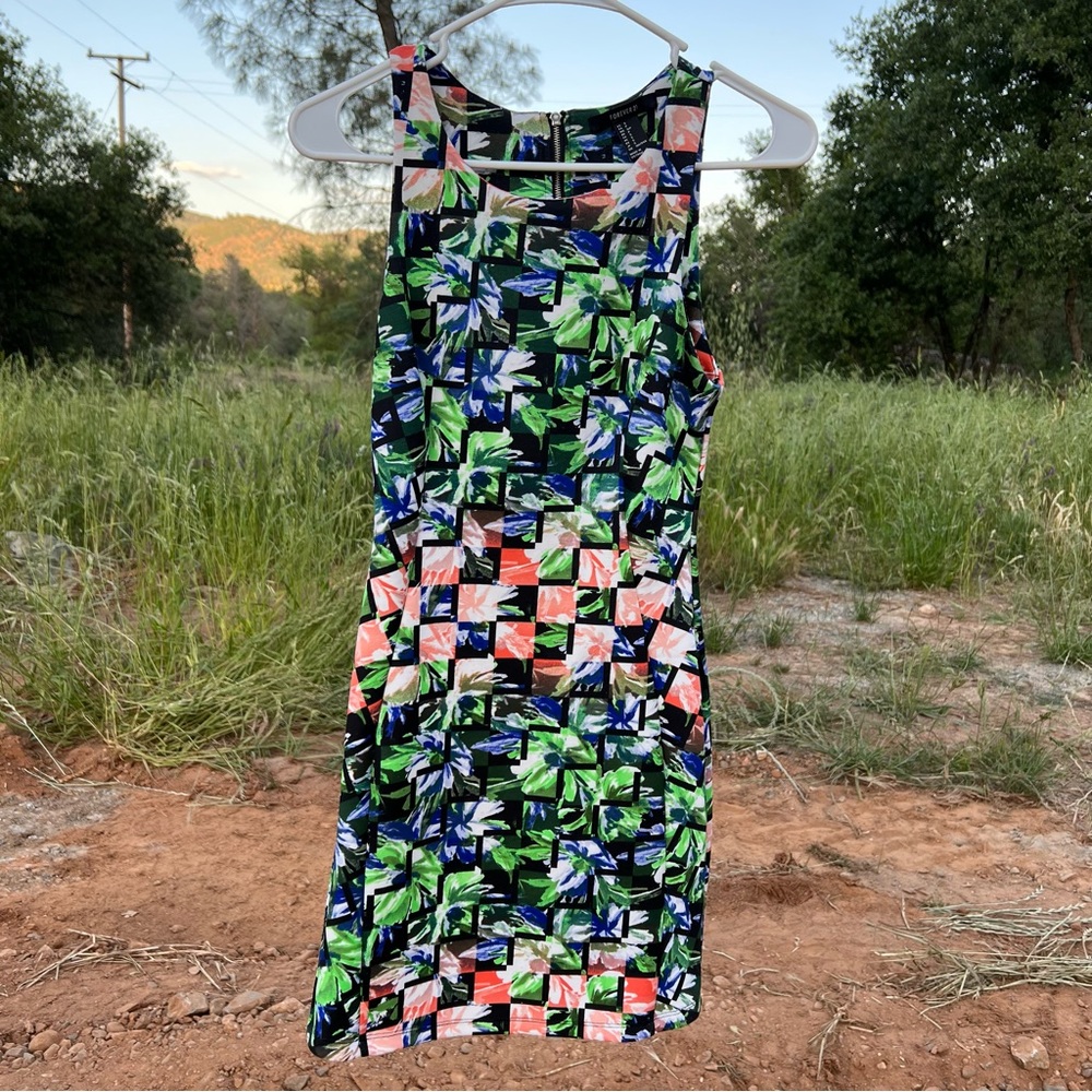 Forever 21 Geometric Dress Small